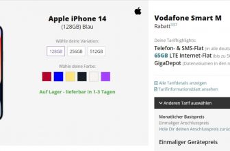 Apple iPhone + Vodafone Smart M mit GB