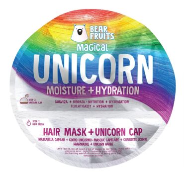 Bear Fruits Magische Feuchtigkeits Haarmaske ml Unicorn Haube Amazon.de Kosmetik Parfuems