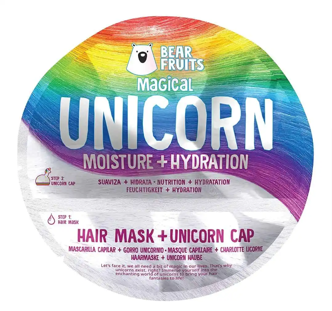 Bear Fruits Magische Feuchtigkeits-Haarmaske 20 ml + Unicorn-Haube ab 4,49 € inkl. Prime-Versand (statt 6,95 €)
