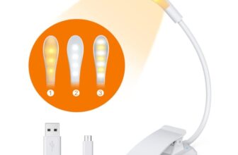 CIRYCASE-Leselampe-Buch-Klemme-7-LEDs-USB-Wiederaufladbare-Buchlampe-Augenschutz-Dimmbare-Mini-Klemmleuchte-3-Lichtmodi