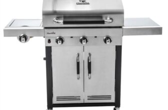 Char Broil Advantage S Brenner Gasgrill mit Seitenbrenner Edelstahl Amazon de Garten