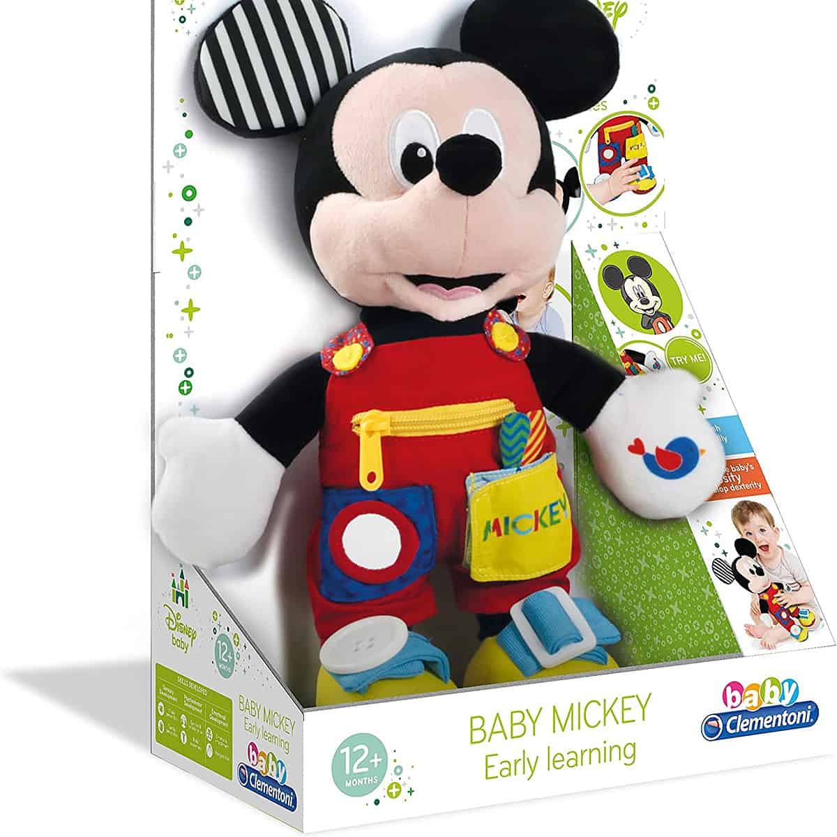 Clementoni Faehigkeiten Disney Baby Pluesch Mickey