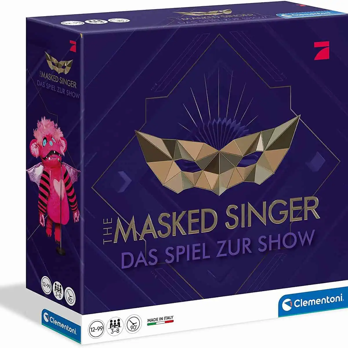 Clementoni 59203 The Masked Singer – das Familienspiel für 3 – 10 Spieler zur Pro7-Show für 1,60€ inkl. Prime-Versand (statt 17,50 €)