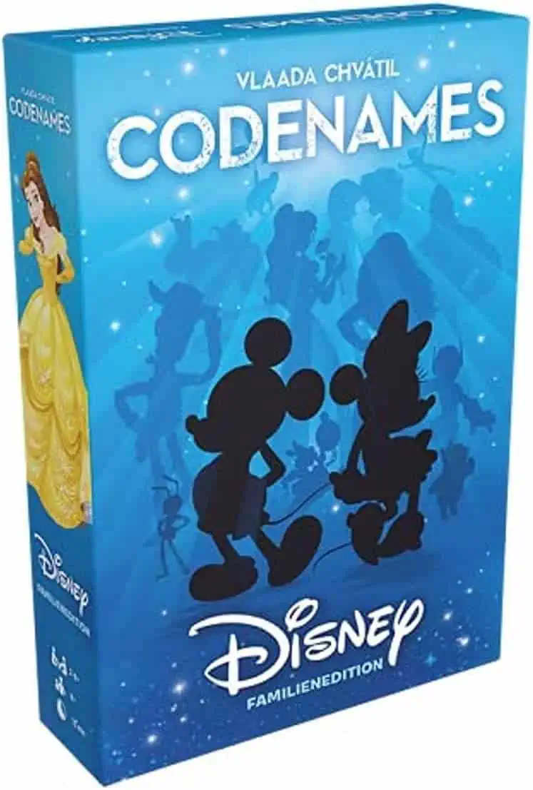 Asmodee Codenames: Disney – Familienspiel (2-8 Spieler, ab 8 Jahren, ~15min Spielzeit) für 9,99 € inkl. Versand (statt 17,88 €)