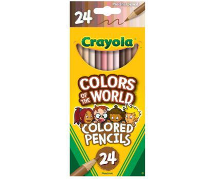 Crayola Colours of the World Buntstifte Hautfarbe verschiedene Farbtoene