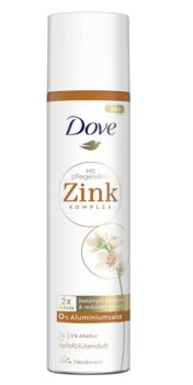 Dove Deo Spray Apfelbluetenduft Deo ohne Aluminium mit pflegendem Zink Komplex ml Stueck Amazo