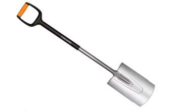 Fiskars Xact Gaertnerspaten rund M