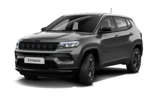 (Privat und Gewerbe) Jeep Compass Night Eagle 1.5l T4 48V e-Hybrid 130 PS für 189,00 € mtl