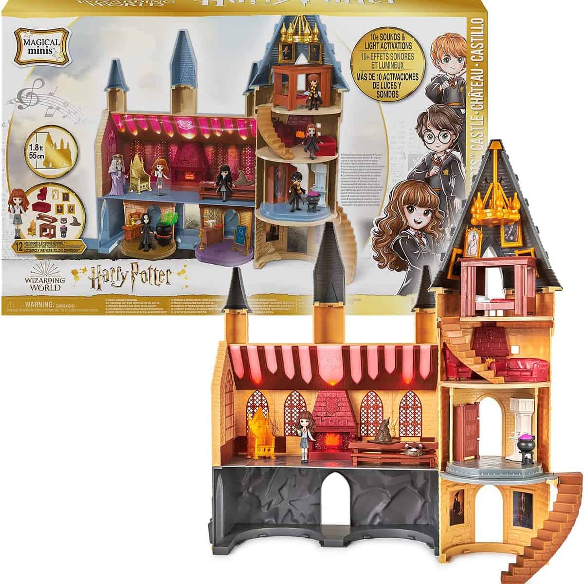 Harry Potter Hogwarts Schloss Spielset Mit Licht Und Sound