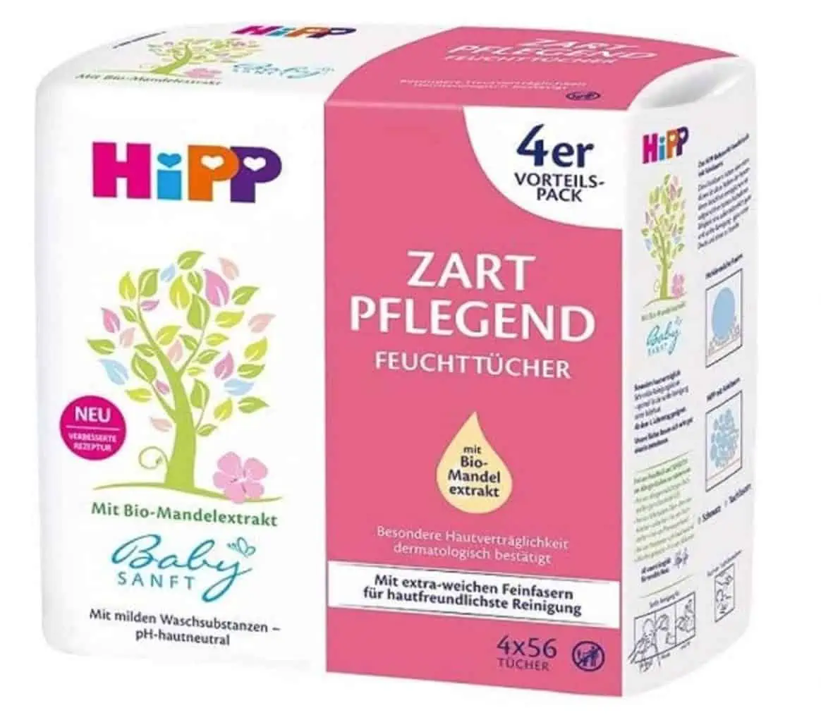 HiPP Babysanft Feuchttücher, 3er Pack (3 x 224 Tücher) ab 8,20 € inkl. Prime-Versand (statt 11,85 €)