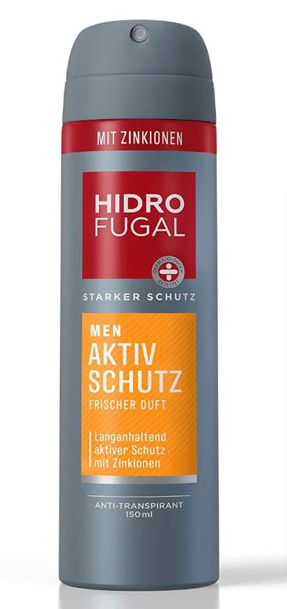 Hidrofugal Men Aktiv Schutz Spray Ml Deospray Mit Zinkionen Und Frischem Duft Antitranspiran