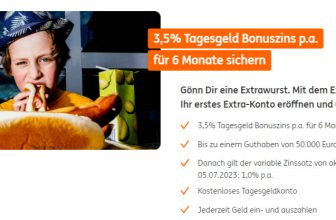 ING Tagesgeld Extra Konto – ING