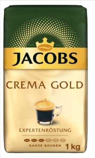 Jacobs Kaffeebohnen Expertenröstung Crema Gold