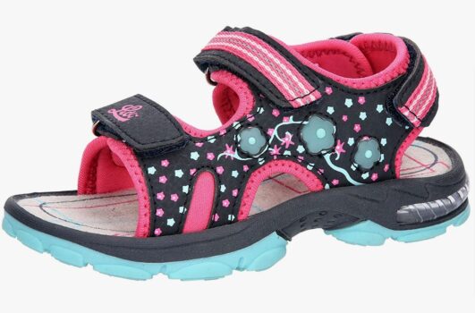 Lico Maedchen Spotlight V Blinky Sandale marine pink tuerkis EU Amazon.de Fashion