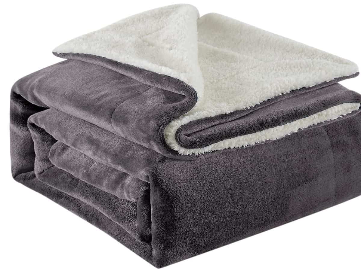 Lifewit Sherpa Kuscheldecke Wendbar Weiche Decke Fuer Couch Sofa Bett Dekorative Dicke Flauschig