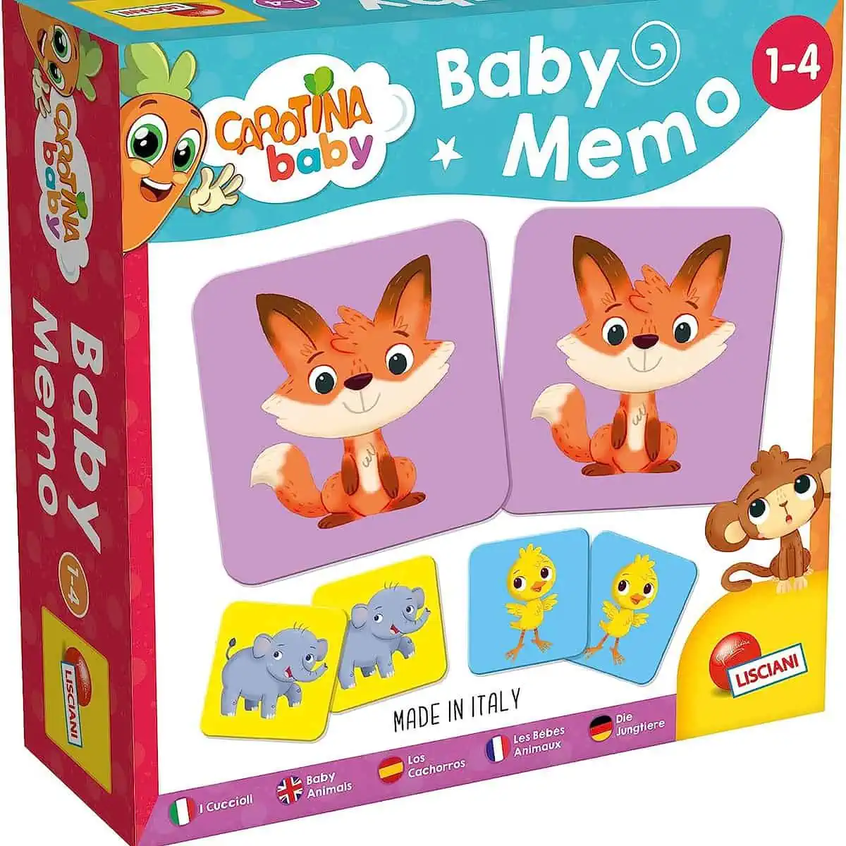 Lisciani Giochi – Kinder Memory für 5,50 € inkl. Prime-Versand (statt 9,61 €)
