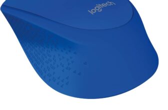 Logitech M kabellose Maus in blau