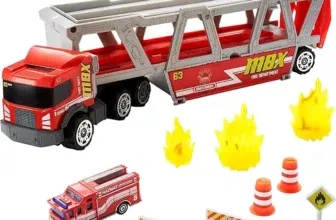 Matchbox HHJ12 - Feuerwehr-Rettungswagen Spielset