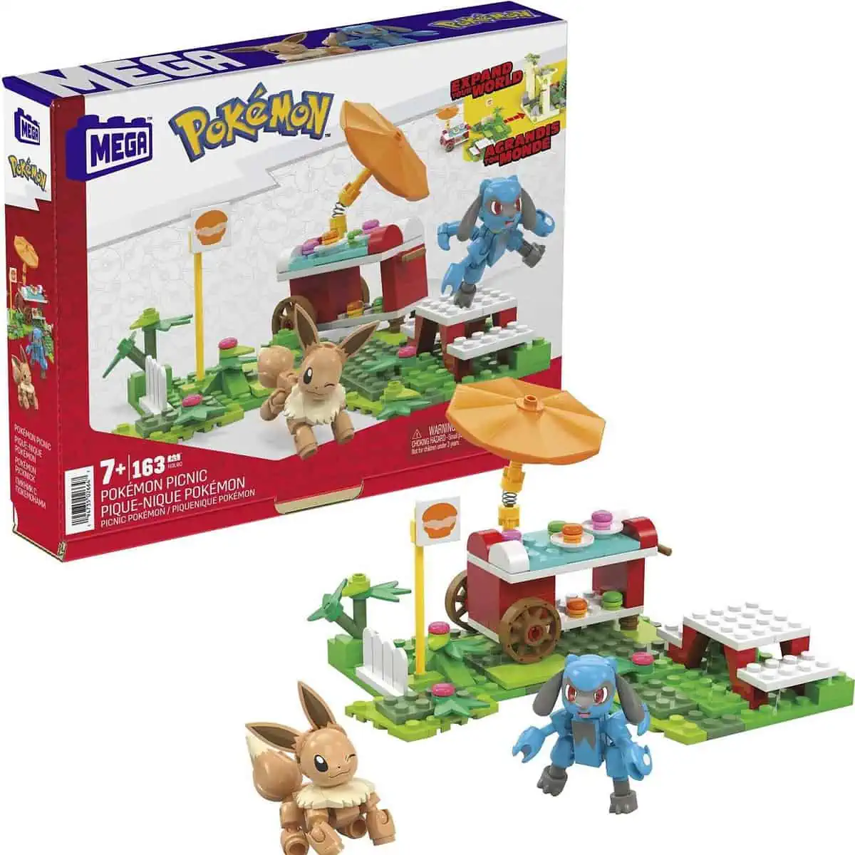 Mega Construx HDL80 – Pokémon Picknick Abenteuer-Bauset (193-tlg.) für 16,49 € inkl. Prime-Versand (statt 20,48 €)