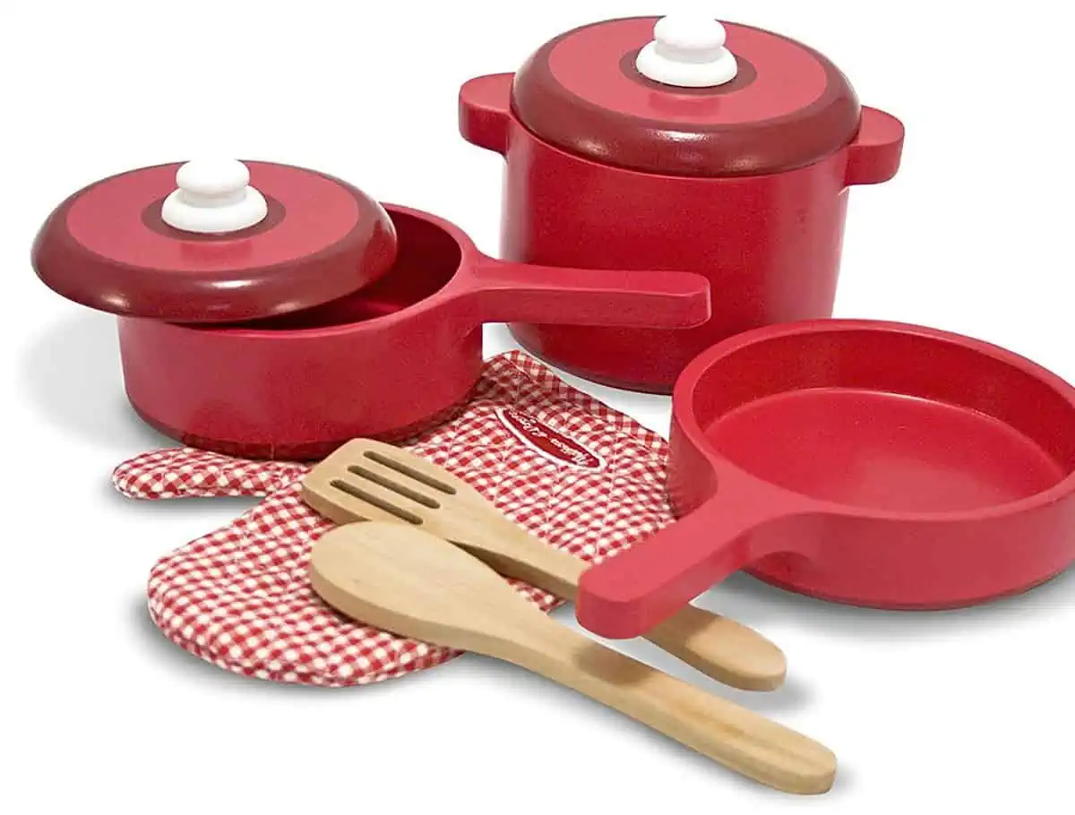 Melissa & Doug Küchenzubehörset aus Holz für 12,21 € inkl. Prime-Versand
