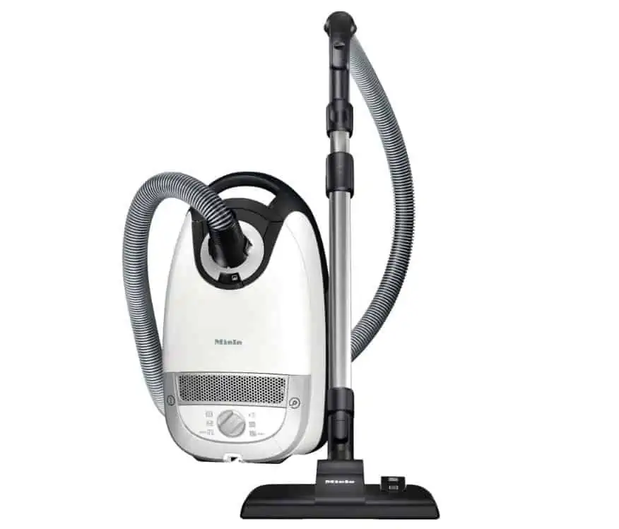 Miele Complete C2 Powerline – Bodenstaubsauger mit Beutel (energieeffizientem Motor, Universal-Bodendüse, 10 m Aktionsradius Lotosweiß) für 159,00 € inkl. Versand (statt 229,00 €)