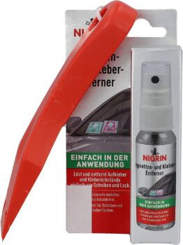 NIGRIN Bundle Vignetten und Kleberentferner ml Schaber