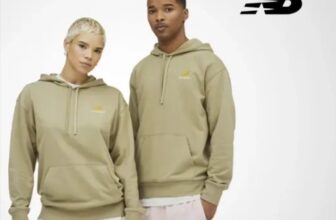 New Balance Essentials French Terry Hoodie oliv einhalb Sneaker Store