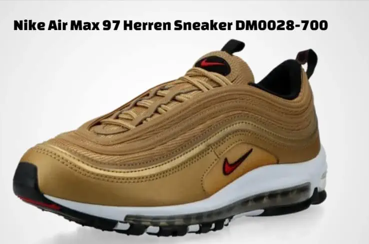 Nike Air Max 97 Herren Sneaker DM0028-700 (Gr. 38,5 bis 47,5) für 112,70 € inkl. Versand