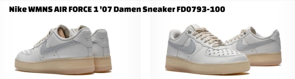 Nike Wmns Air Force 1 '07 Damen Sneaker Fd0793-100