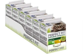 PERFECT FIT Natural Vitality Katzenfutter Nassfutter Adult im Portionsbeutel Huhn und Truth