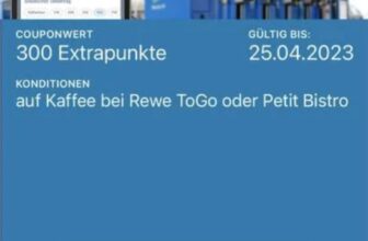 Payback Extrapunkte auf einen Kaffee bei der Aral gueltig bis zum