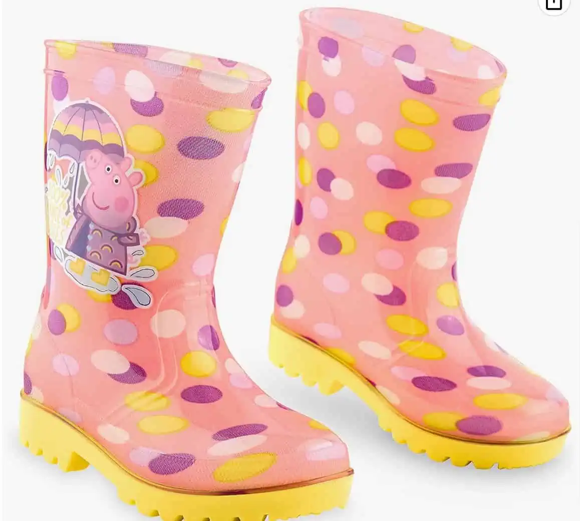 Peppa Pig Gummistiefel Kinder Mädchen (Gr. 23-28) für 11,99 € inkl. Prime-Versand (statt 19,99 €)