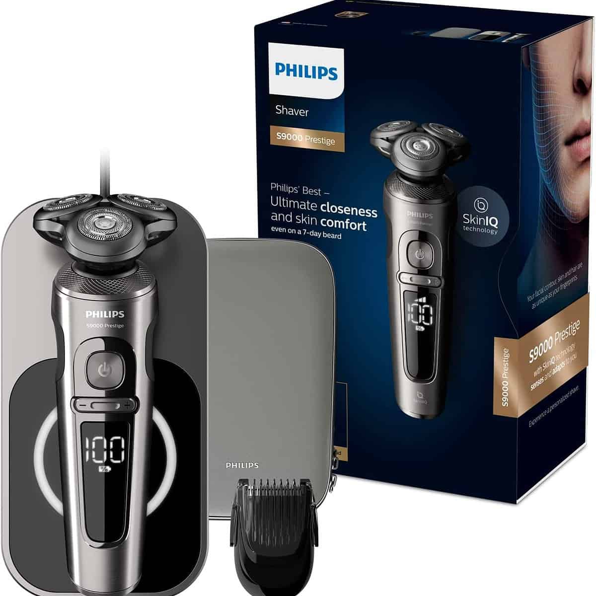 Philips Sp Shaver S Prestige + Qi Ladepad