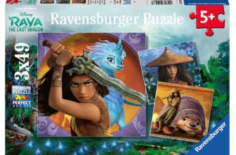 Ravensburger Kinderpuzzle Raya die tapfere Kriegerin Puzzle fuer Kinder ab Jahren mit