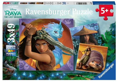 Ravensburger Kinderpuzzle Raya die tapfere Kriegerin Puzzle fuer Kinder ab Jahren mit