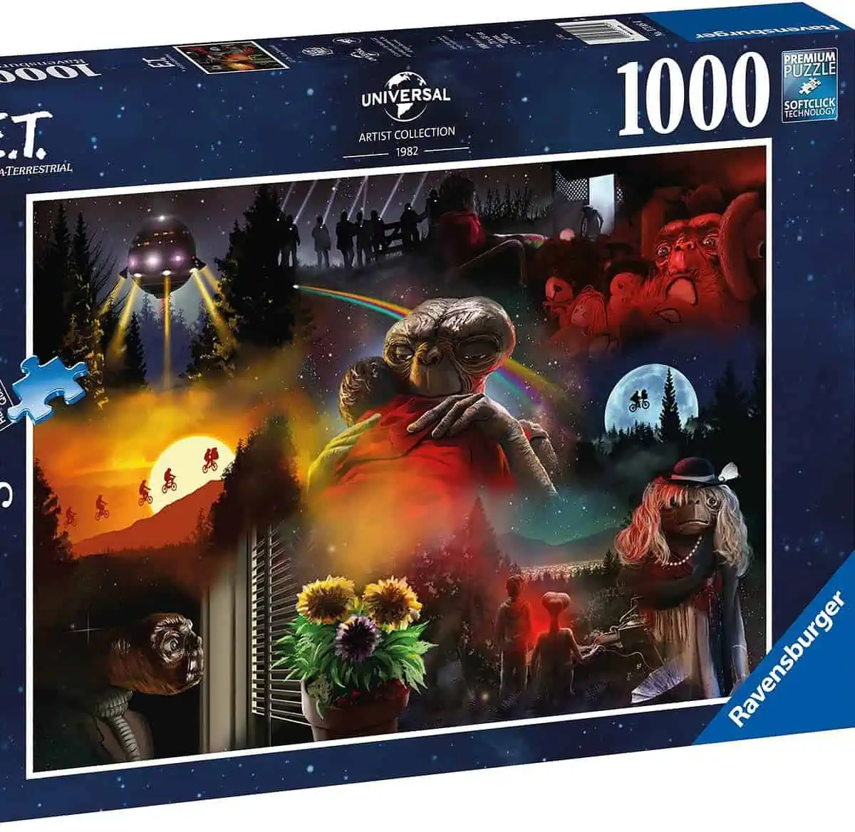 Ravensburger Puzzle 17148 – E.T. (1.000 Teile) für 6,99 € inkl. Prime-Versand (statt 13,98 €)
