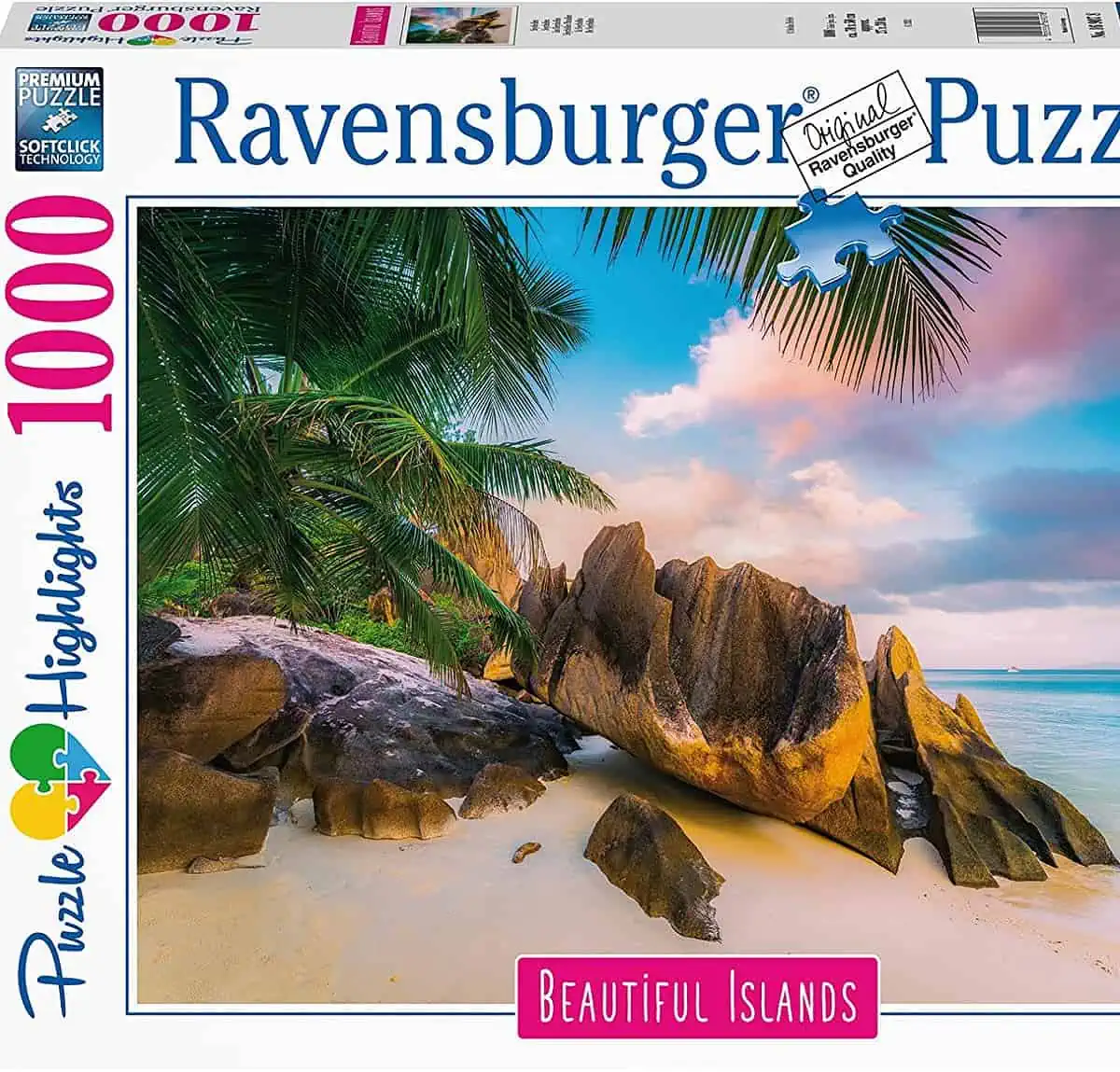 Ravensburger Puzzle Beautiful Islands 16907 – Seychellen (1.000 Teile) für 12,64 € inkl. Prime-Versand (statt 15,95 €)