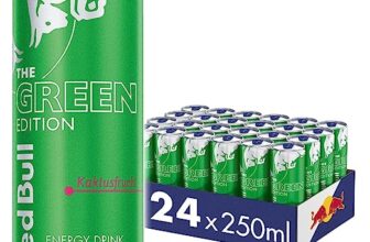 Red Bull Energy Drink Green Edition 24er Pack mit Kaktusfrucht-Geschmack