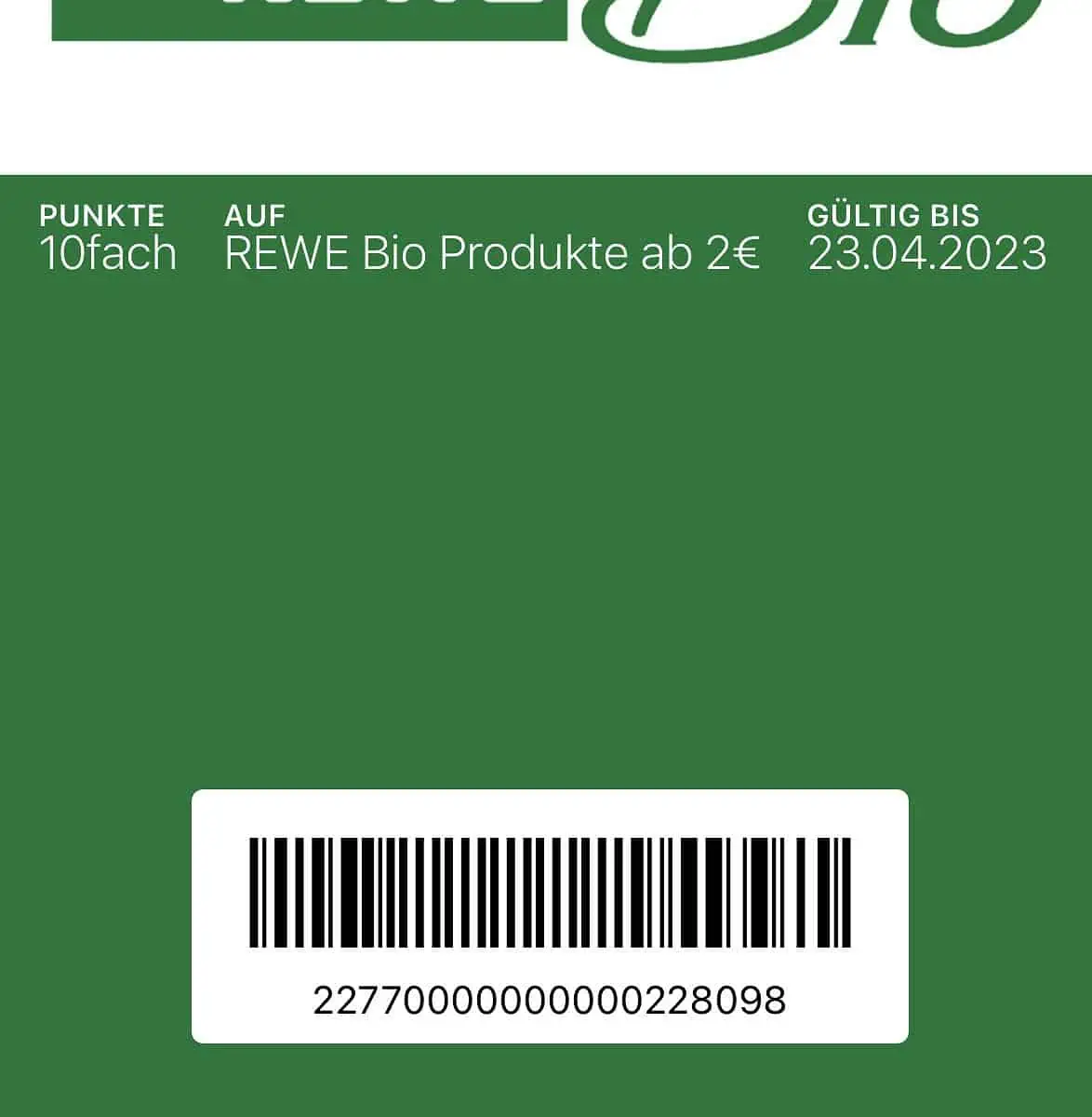 REWE: 10-fach Paybackpunkte auf REWE Bio