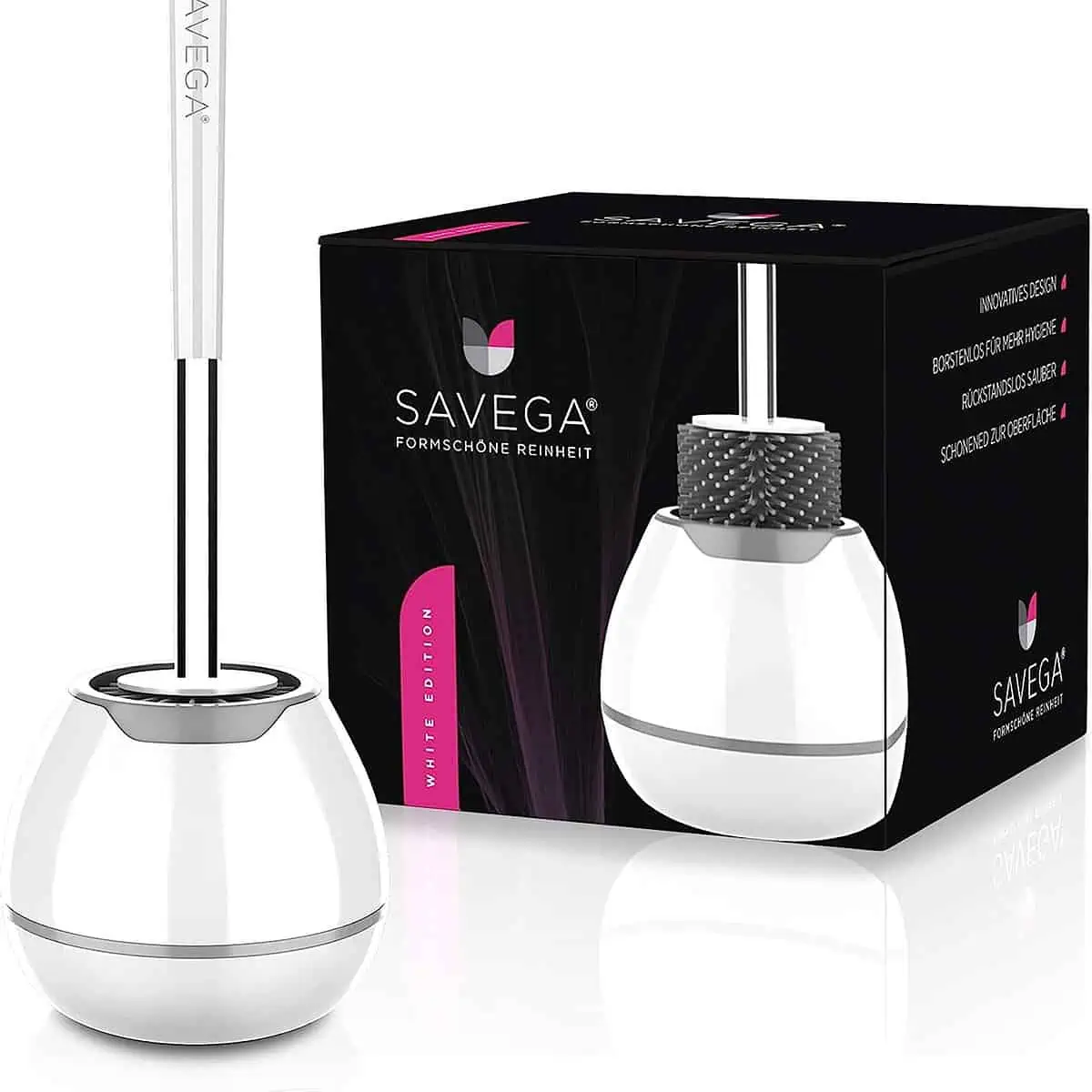 SAVEGA – Das Original – Hygienische Klobürste aus Silikon für 15,29 € inkl. Prime-Versand (statt 19,99 €)