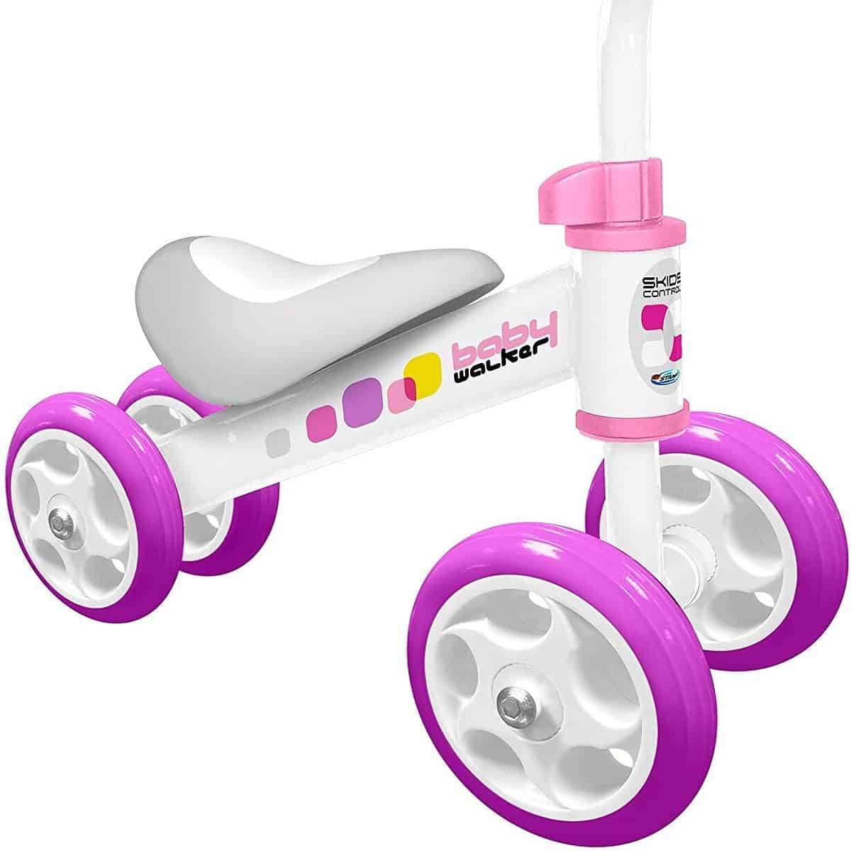 Stamp Js Running Bike Laufrad Skids Control Girl Baby Walker In Rosa