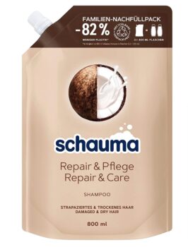 Schauma Shampoo Repair & Pflege Nachfüllpack ( ml), Haarshampoo repariert das Haar und sorgt für