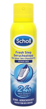 Scholl Fresh Step Geruchsstopp Schuhspray mildes Fussdeo mit lang anhaltender Wirkung gegen unangene