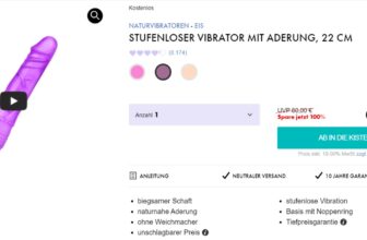 Stufenloser Vibator mit Aderung