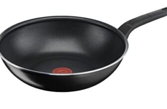 Tefal B Easy Cook Clean Wokpfanne cm Antihaftversiegelung sicher Thermo Signal stabiler Boden ideale Form gesundes Kochen Schwarz Amazon de Kueche Haushalt Wohnen