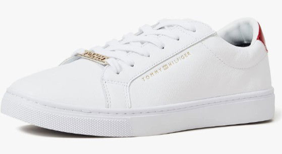 Tommy Hilfiger Damen Sneakers Essential Sneaker Weiss Rwb Amazon De Fashion