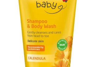 WELEDA Bio Baby Calendula Waschlotion Shampoo Naturkosmetik schonendes Duschgel fuer