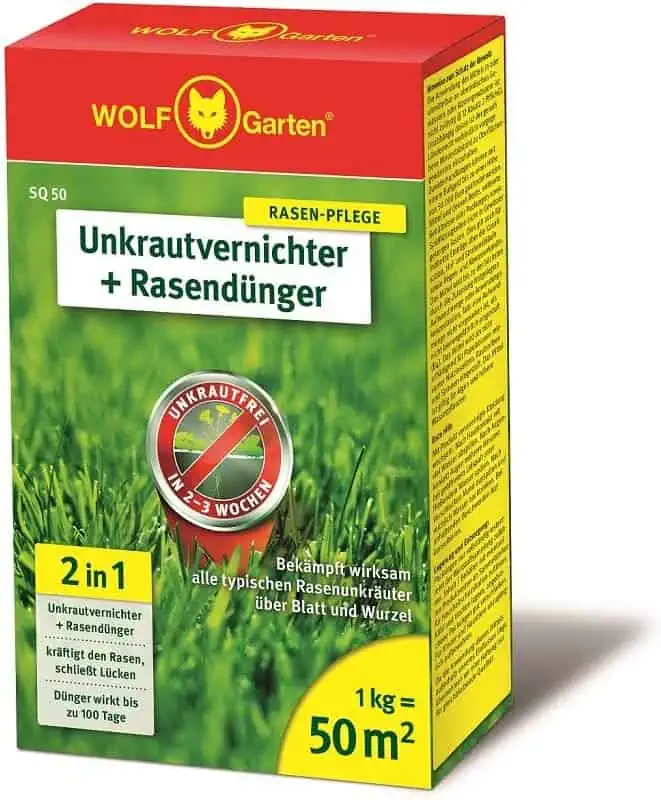 WOLF Garten – 2-in-1: Unkrautvernichter plus Rasendünger für 50m² für 13,15 € inkl. Prime-Versand (statt 22,89 €)
