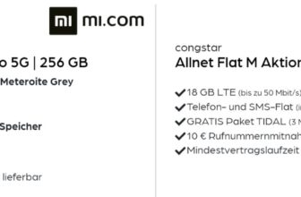 Xiaomi T Pro G + congstar Allnet Flat M mit GB