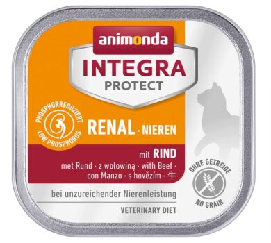 animonda Integra Protect Nieren Katzen Nassfutter bei Niereninsuffizienz mit Rind x g Am